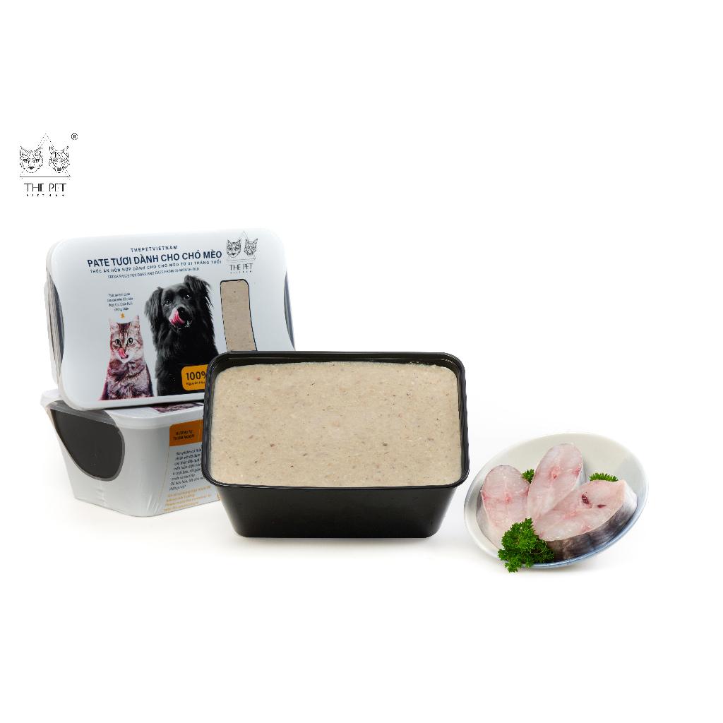 Pate Cho Chó Mèo Hỗn Hợp Cá Nước Ngọt THEPETVN - dành cho Mèo viêm da