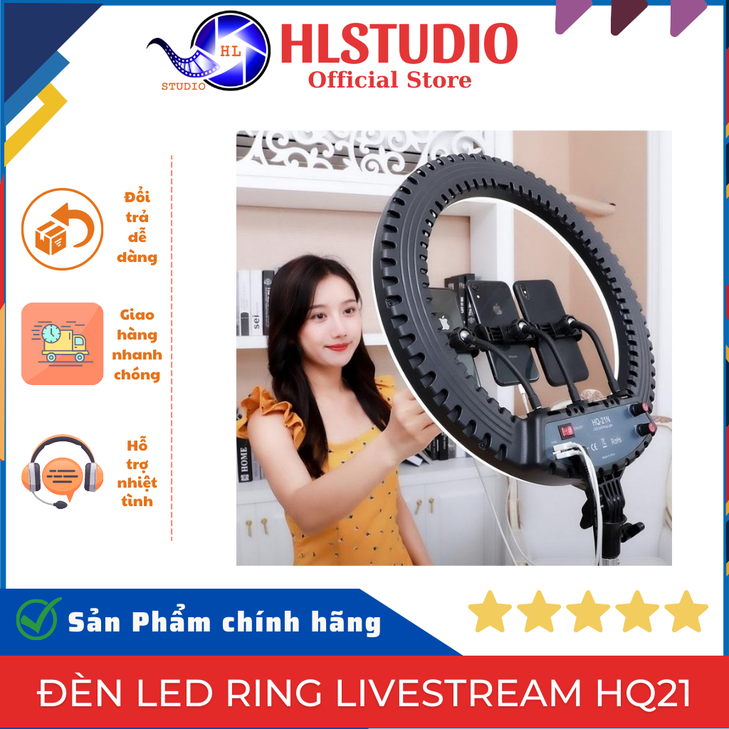 Đèn Led Ring Livestream HQ21 HL Studio