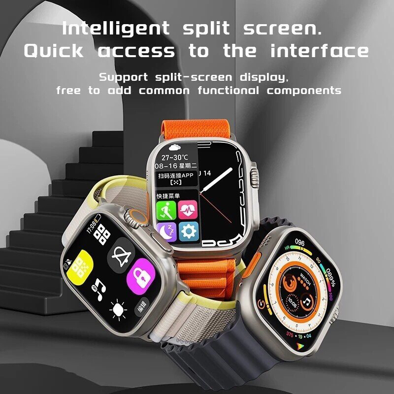 Đồng Hồ Thông Minh X8 Ultra SmartWatch Dùng Wifi Mạng Di Động, Tải App Như Điện Thoại Lắp Sim Nghe Gọi Lướt Fb Tiktok Zl