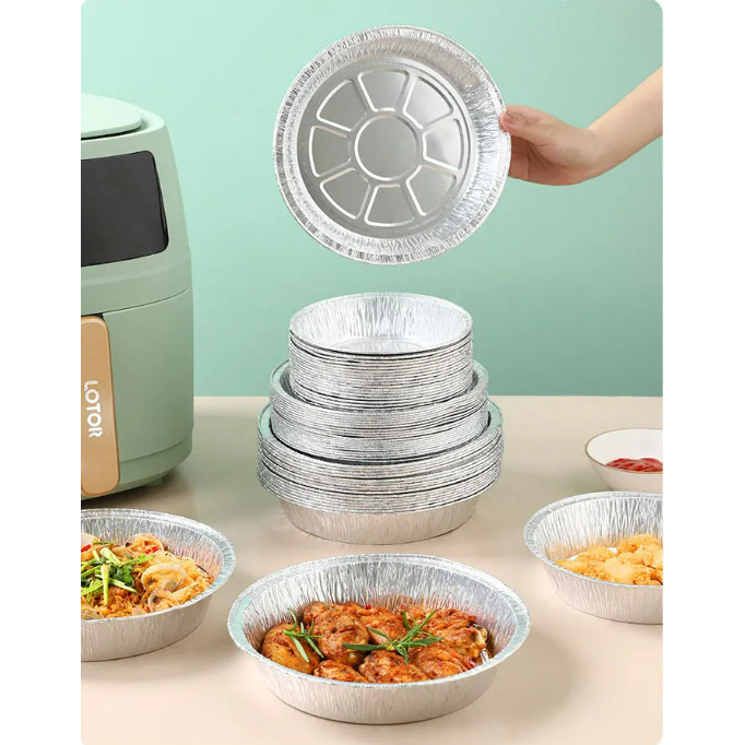 Sỉ 125 chiếc hộp nhôm đựng thực phẩm các loại đủ kích thước CÓ NẮP