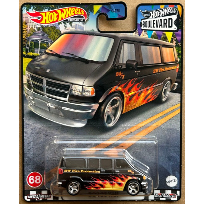 Xe mô hình Hot Wheels Boulevard Dodge Van