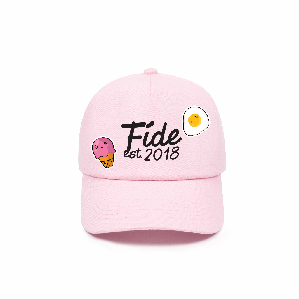 Mũ lưỡi trai FIDÉ - Nón kết FIDÉ unisex chính hãng FIDÉ 02 màu hồng