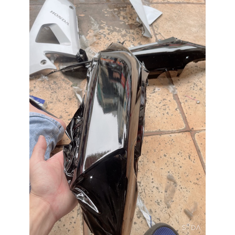Decal màu đen bóng cao cấp, Decal dán xe máy ô tô
