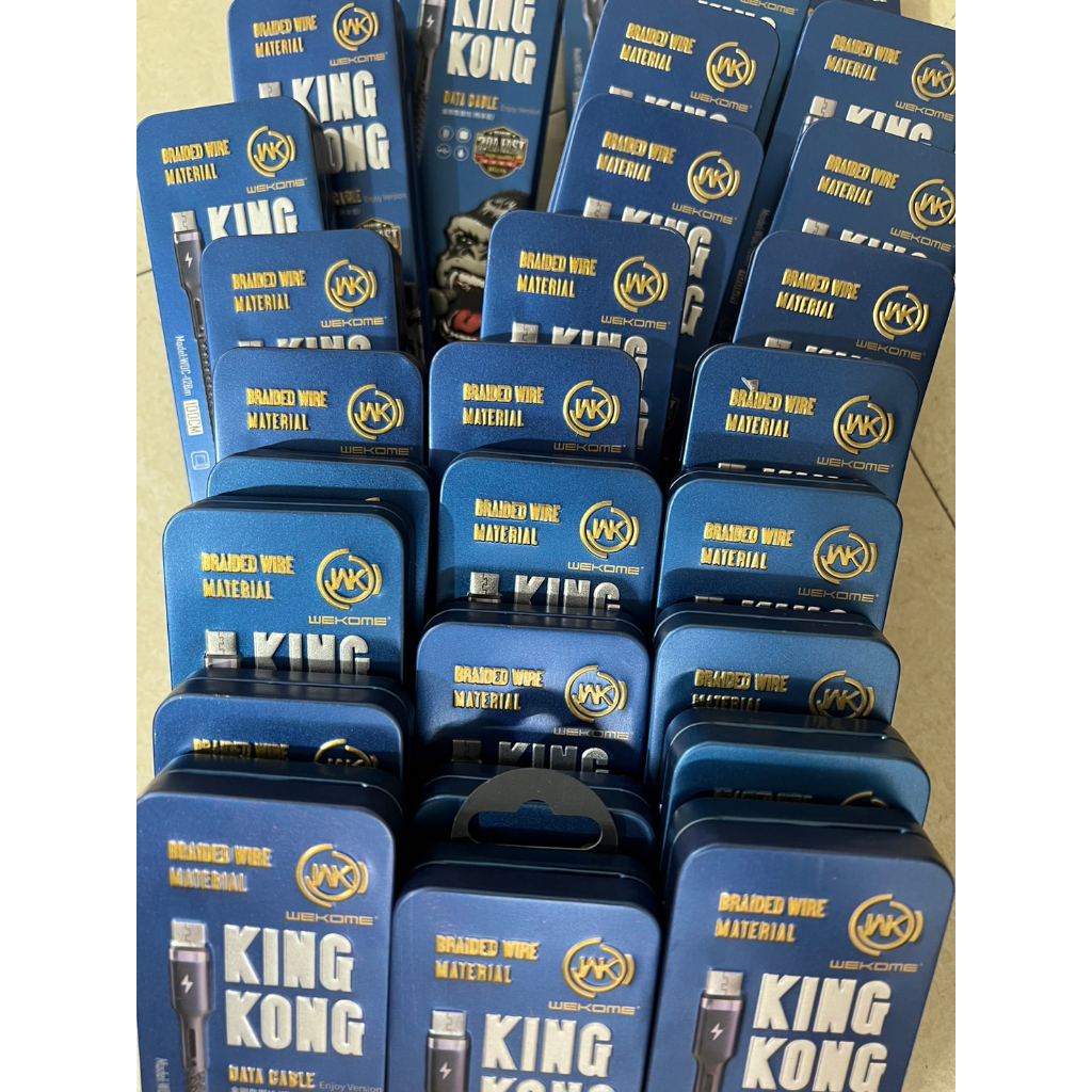 Cáp sạc WK WDC-128 bọc dù siêu bền 2.4A. sạc siêu nhanh