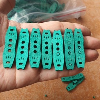 Da 3 lỗ xanh dày 2.0mm