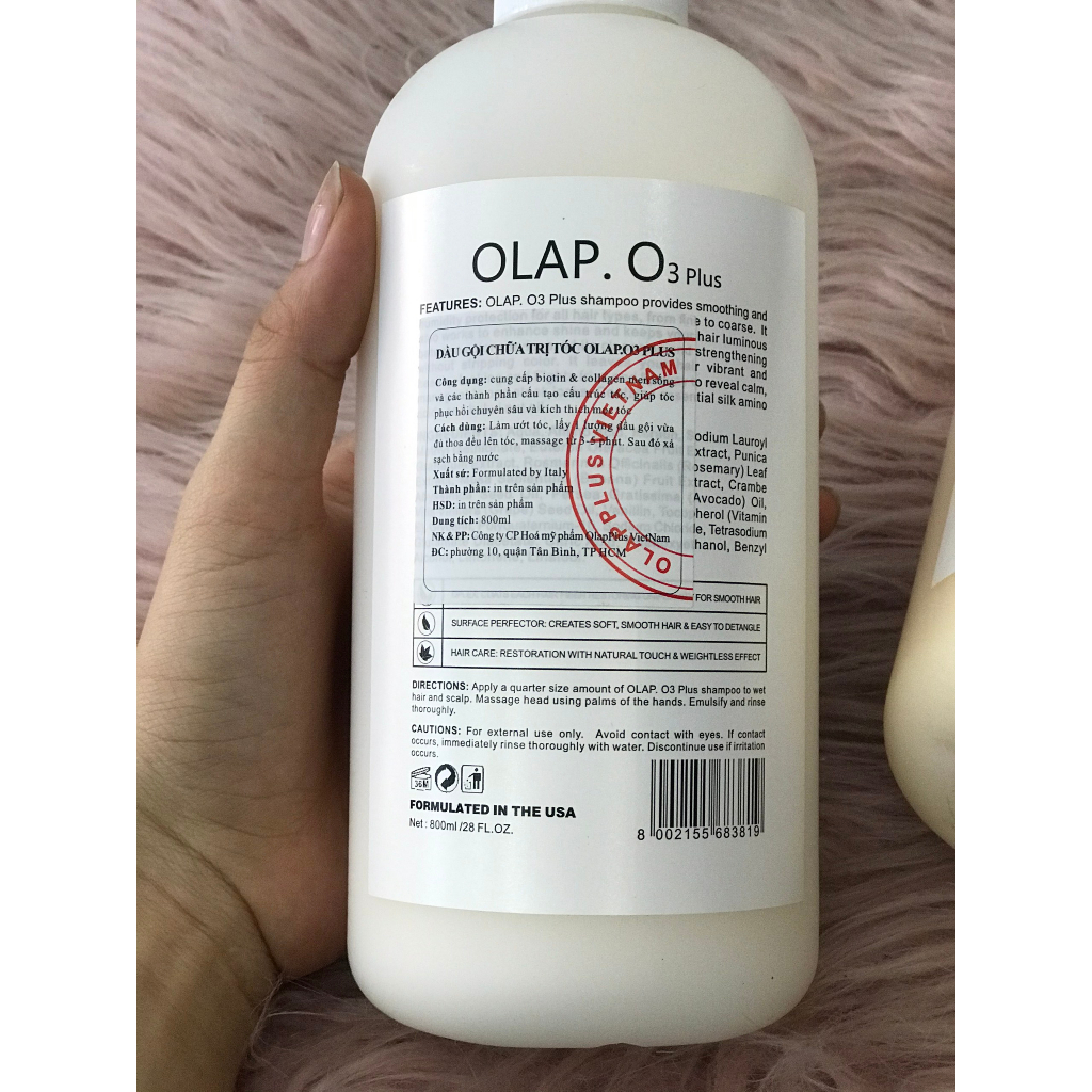 Combo gội xã Olap 800ml