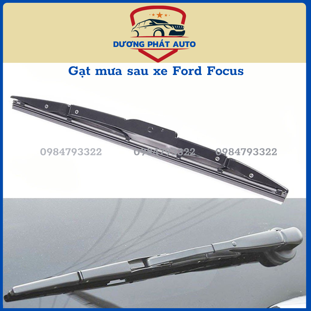Lưỡi gạt mưa sau xe, gạt mưa kính hậu xe Ford Focus- gạt mềm silicon, siêu sạch chuẩn form xe.