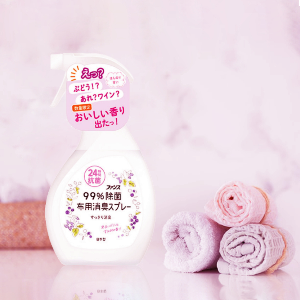 Xịt thơm và kháng khuẩn quần áo hương hoa 380ml DAIICHI nội địa Nhật Bản - Nakaya