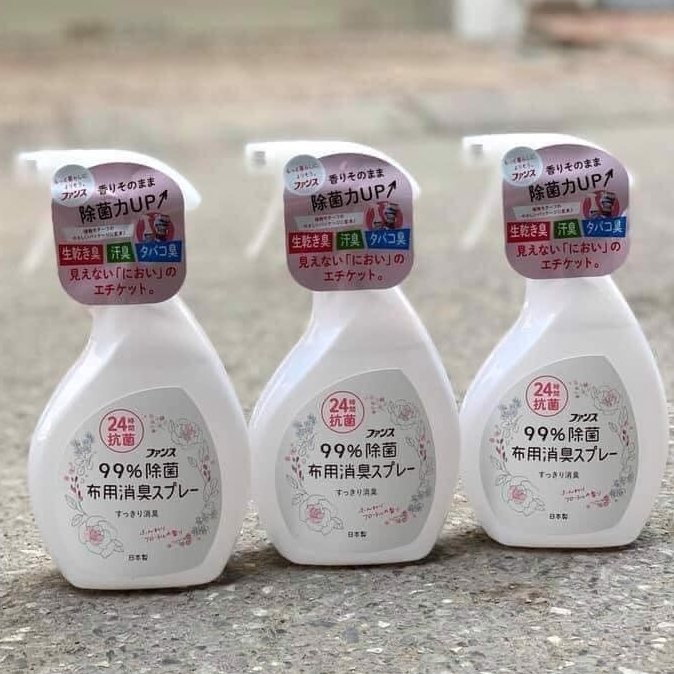 Xịt thơm và kháng khuẩn quần áo hương hoa 380ml DAIICHI nội địa Nhật Bản - Nakaya