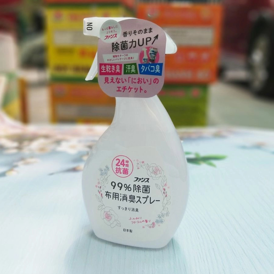 Xịt thơm và kháng khuẩn quần áo hương hoa 380ml DAIICHI nội địa Nhật Bản - Nakaya