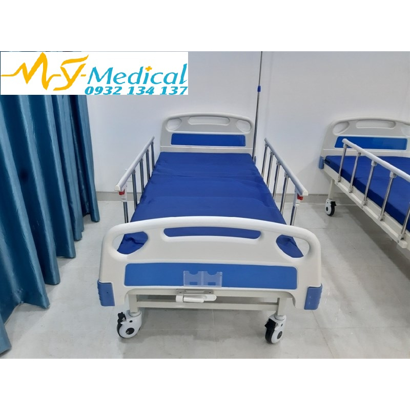 Giường bệnh nhân 1 tay quay cao cấp tay quay gấp gọn TJM G01B