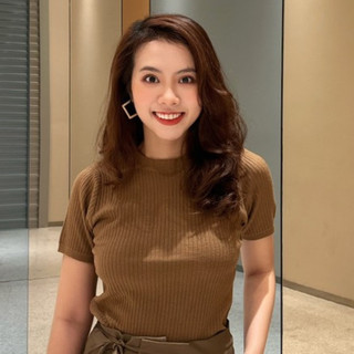 Áo len tăm cổ tròn Quảng Châu