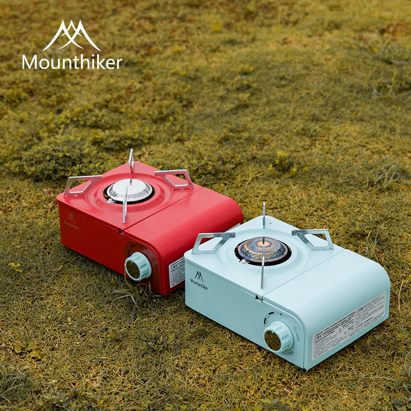 Bếp Ga Mini Gấp Gọn Dã Ngoại MOUTAINHIKER Bếp Gas Du Lịch Cắm Trại Camping Nhỏ Gọn Kèm Hộp Đựng