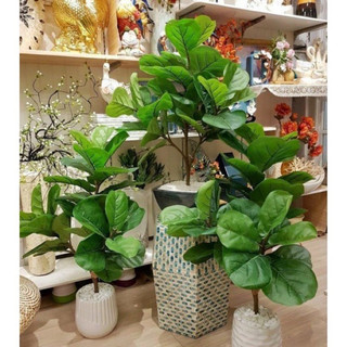Hoa giả trang trí_cây cảnh giả cây bàng sing 1m