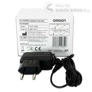 Bộ đổi nguồn dùng cho máy đo huyết áp bắp tay omron - ac adapter 6v 500ma - chính hãng