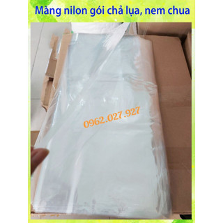 Màng Nilon gói nem chua, chả lụa, gỏi cuốn (Màng nilon chuyên dụng, an toàn, hợp vệ sinh thực phẩm)