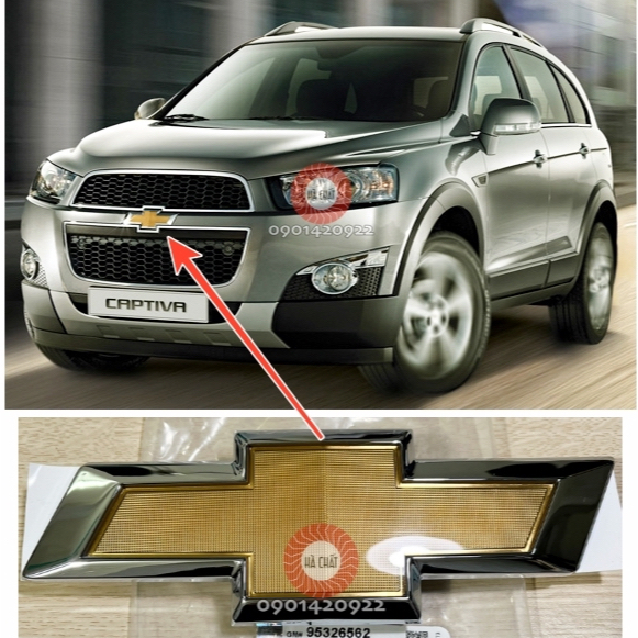 Logo mặt ca lăng CAPTIVA C140 🚘 Nhập khẩu chính hãng GM - GENERAL MOTORS Hàn Quốc