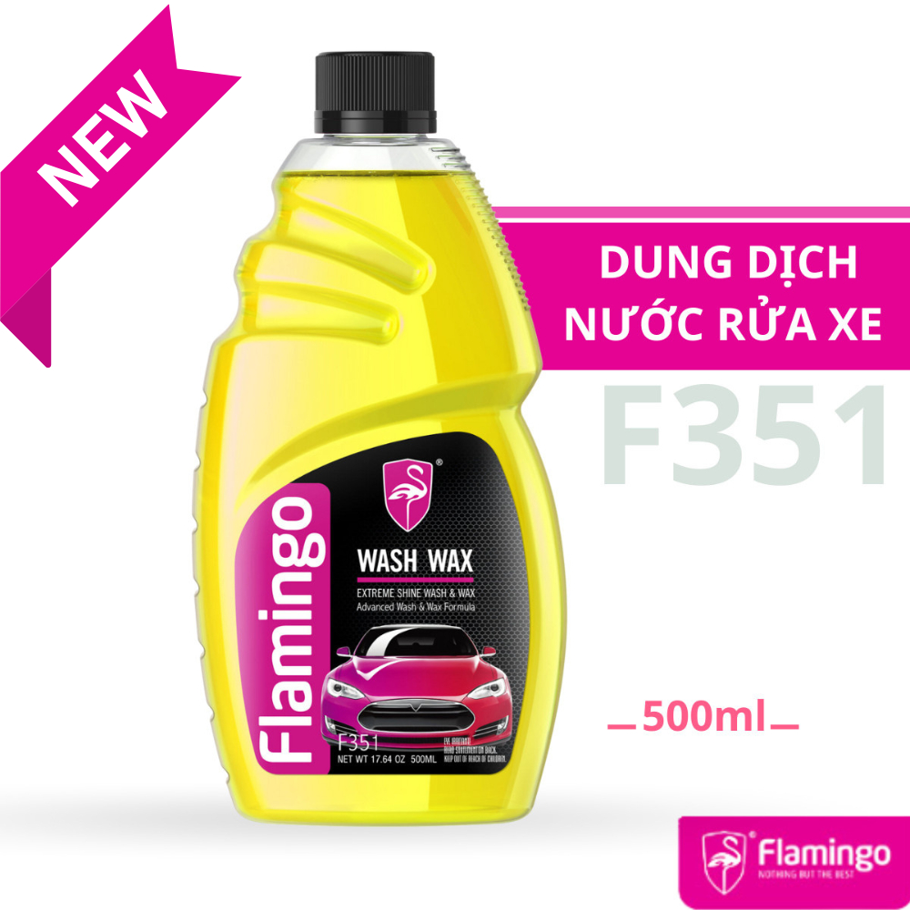 Dung Dịch Nước Rửa Xe Ô Tô Flamingo F031/f351 500ml – Hãng Phân Phối Chính Thức