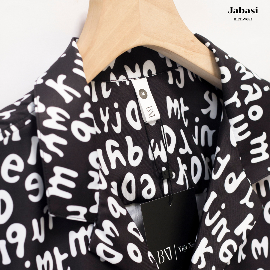 Sơ mi nam ngắn tay Jabasi mã 204, form regular, chất liệu cotton mặc thoáng mát