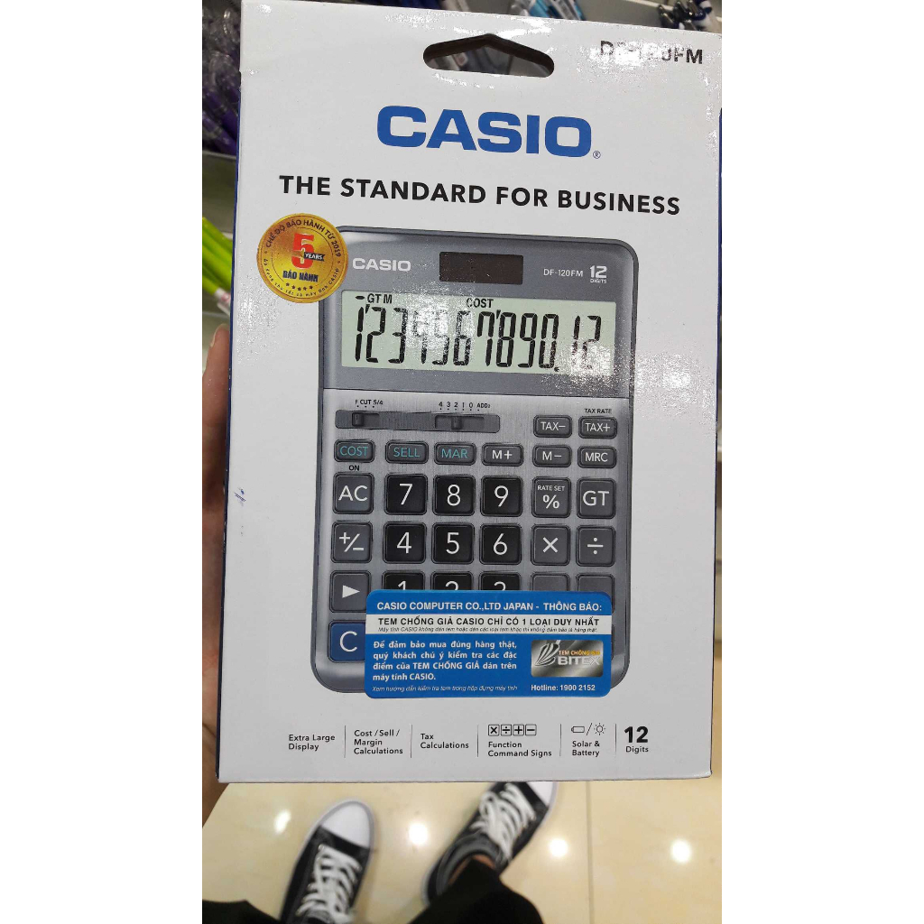 Máy tính để bàn Casio DF-120FM