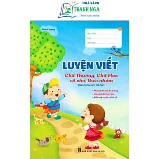 Sách - Luyện Viết Chữ Thường, Chữ Hoa, Cỡ Nhỏ, Theo Nhóm