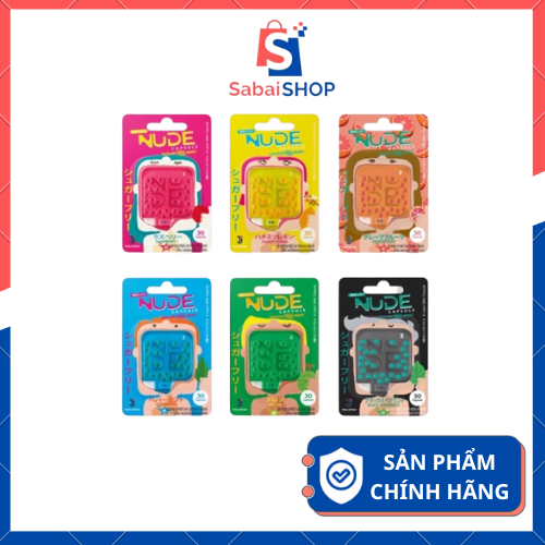Kẹo thơm miệng Thái Lan, kẹo Nude Capsules thơm miệng Thái Lan SabaiShop