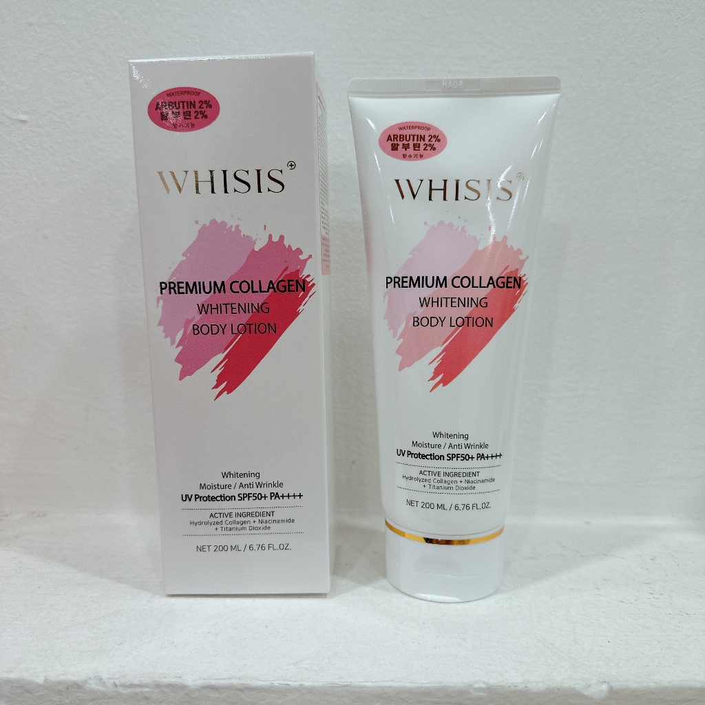 Kem Dưỡng Thể Chống Nắng WHISIS Premium Collagen Whitening Body Lotion 200ml