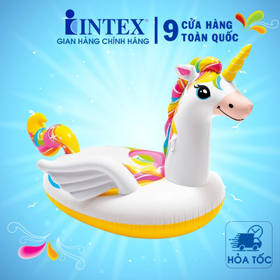 Phao bơi ngựa thần sắc màu không lồ INTEX 57561 57291