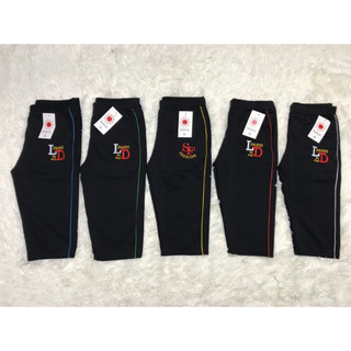 Quần thun ôm nữ - Quần lửng nữ legging chạy viền sọc thể thao năng động