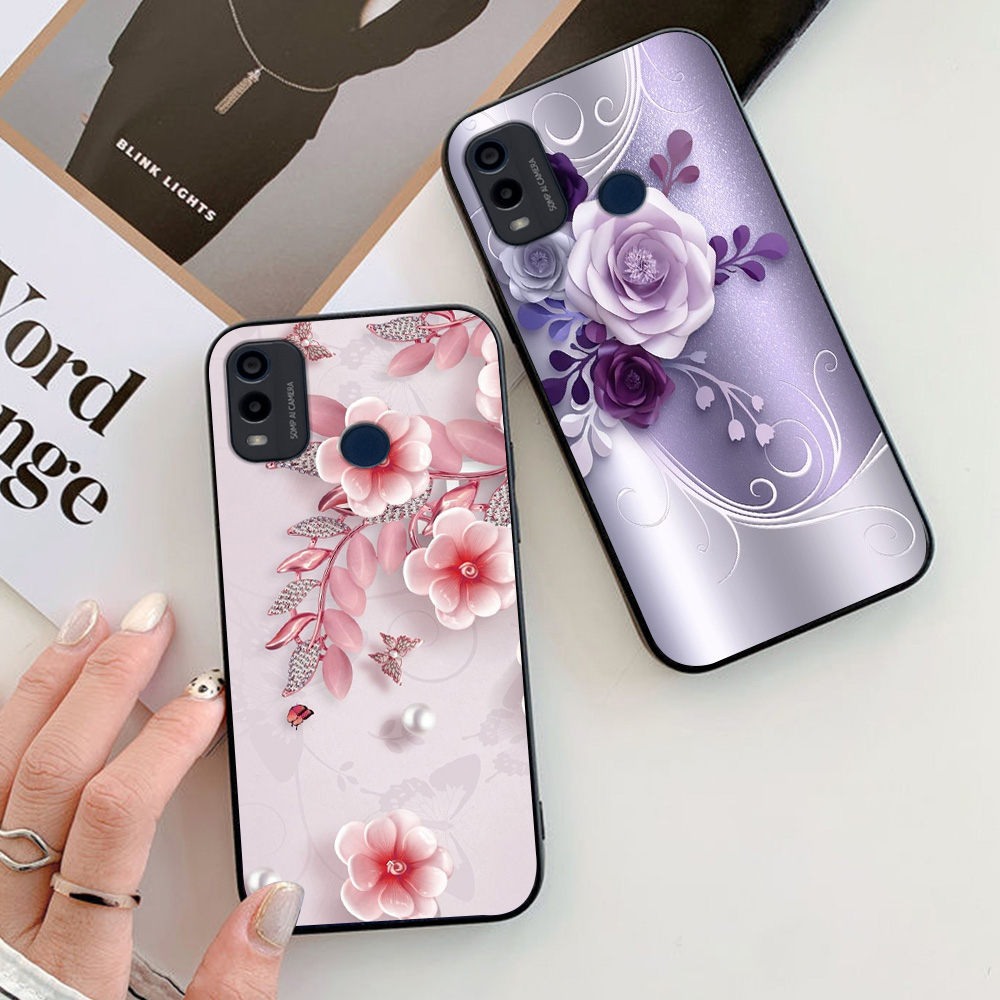 Ốp lưng nokia c21 plus / nokia g11 plus / nokia c31 in hình hoa nữ sang chảnh