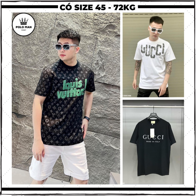 Áo thun nam cổ tròn chất vải cotton form ôm body , áo thun nam thể thao tay ngắn áo phông in hình LA mầu basic