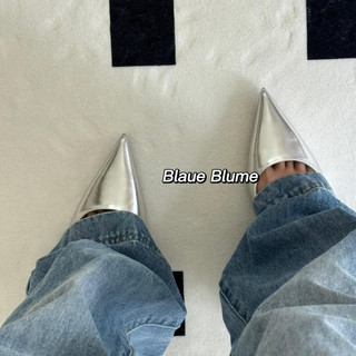 𝐁𝐥𝐚𝐮𝐞𝐁𝐥𝐮𝐦𝐞🦋 Silver Slingback Zr