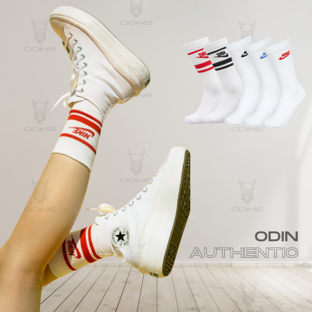 Tất Nike Nam Nữ Thể Thao Cao Cổ ESSENTIAL CREW Cao Cấp