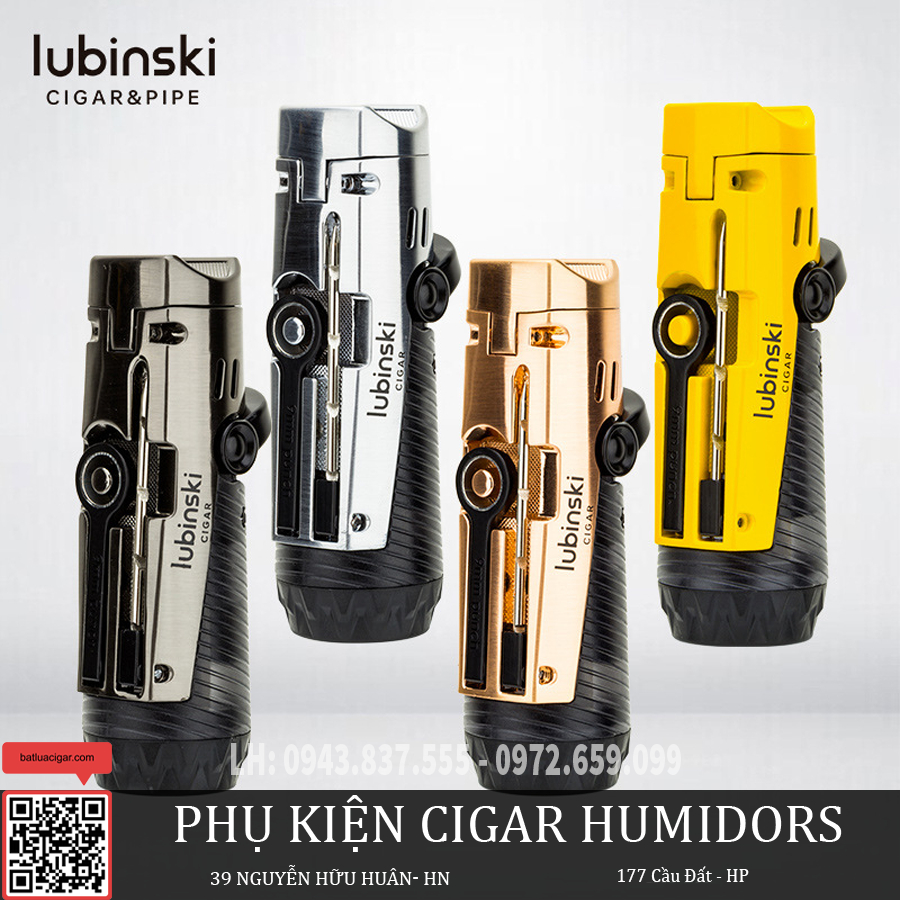 Khò 1 tia 4 trong 1 - Khò 1 tia, Gác cigar, Thông điếu, Đục lỗ. Chắc chắn và bền đẹp