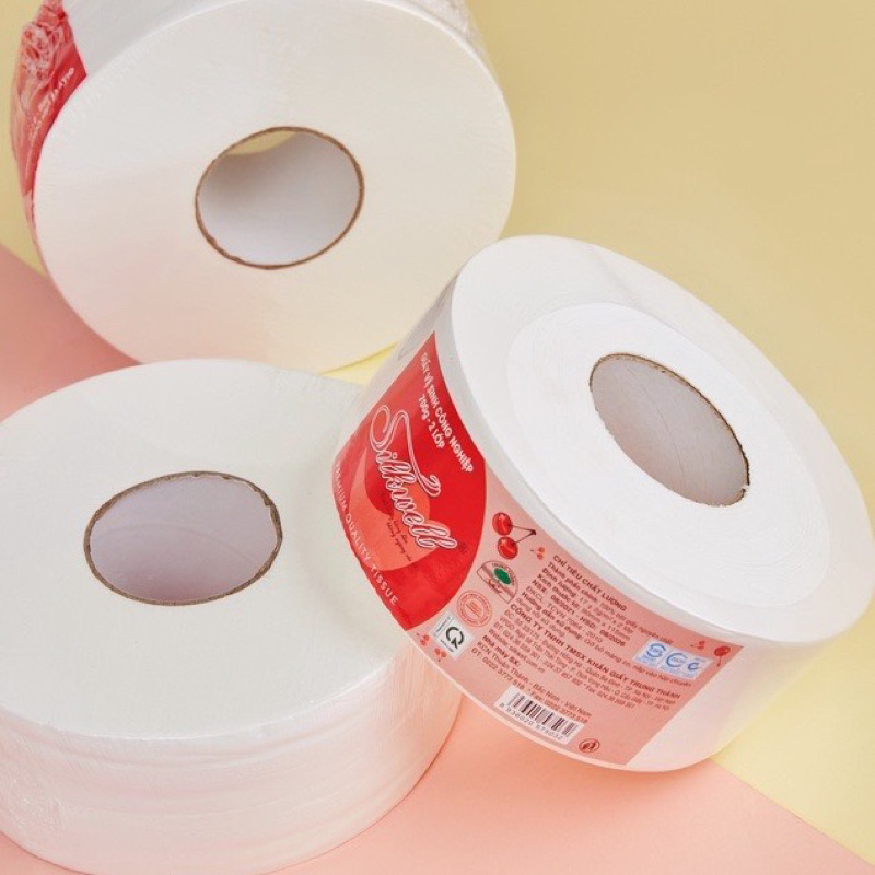 Giấy vệ sinh cuộn lớn silkwell