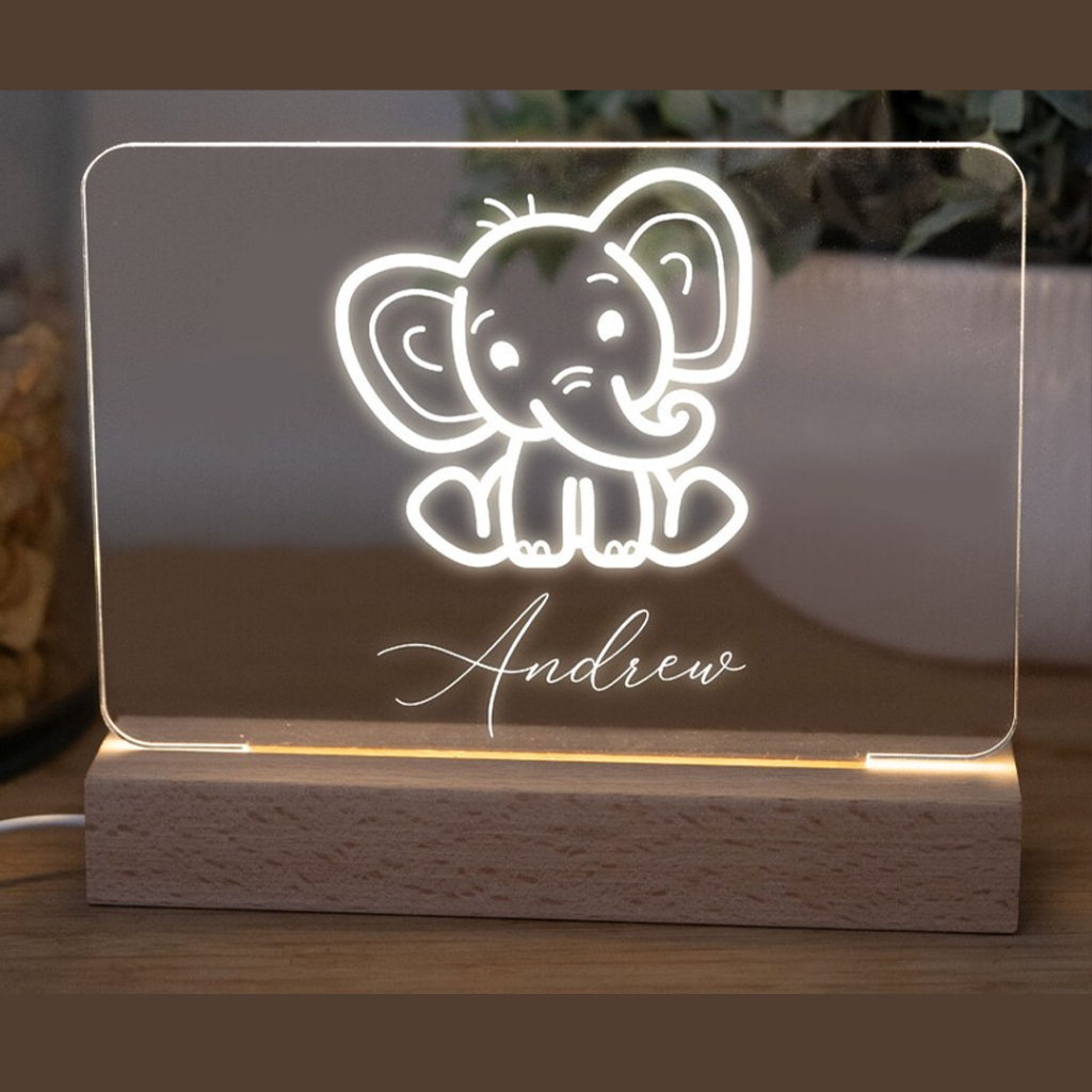 Đèn Ngủ Led Tên Tùy Chỉnh Quà Tặng Trẻ Em - Trang Trí Phòng - Tân Gia - Tiệc Cưới