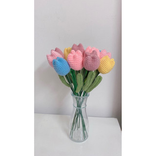 HOA TULIP BẰNG LEN HANDMADE