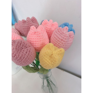 HOA TULIP BẰNG LEN HANDMADE