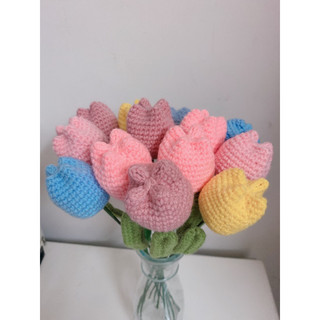 HOA TULIP BẰNG LEN HANDMADE