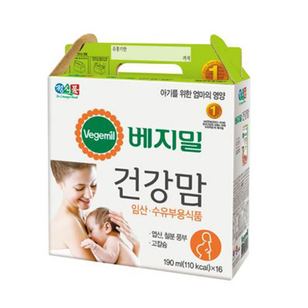 Sữa bầu Vegemil Hàn Quốc 190ml ( thùng 16h)