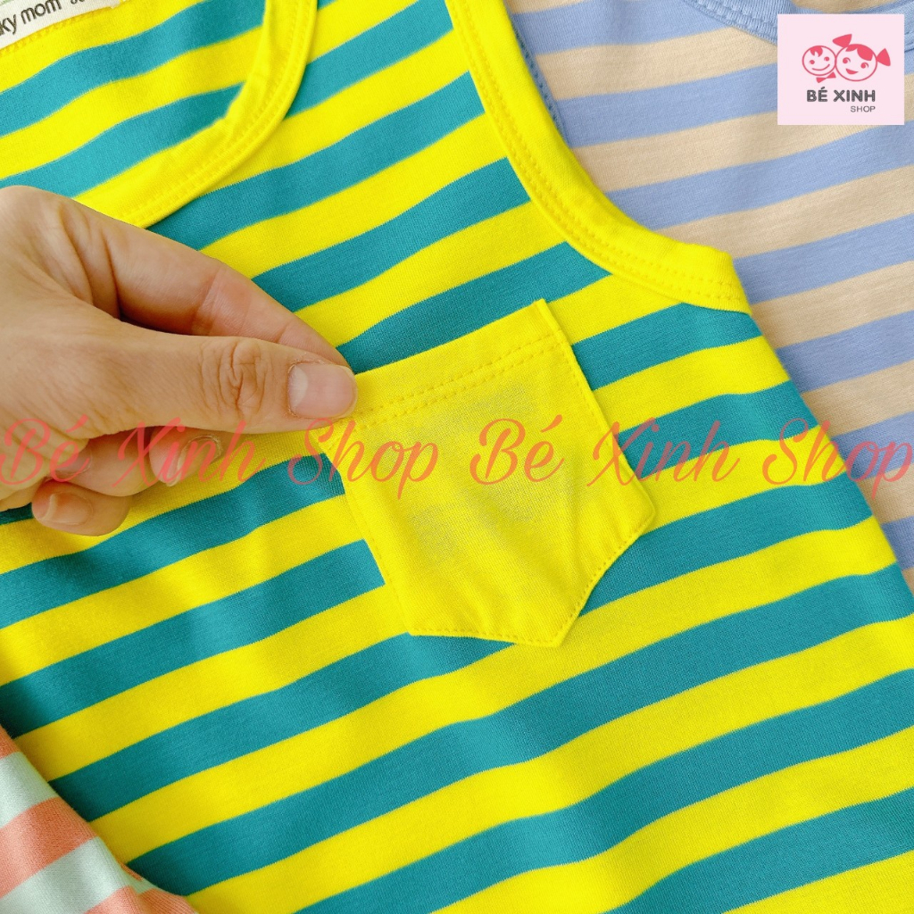 Đồ Bộ Quần Áo 3 Lỗ Cho Bé Trai Bé Gái Minky Mom  Đồ Bộ Ba Lỗ Sát Nách Cho Trẻ Em Trai Gái BA LỖ VIỀN TÚI