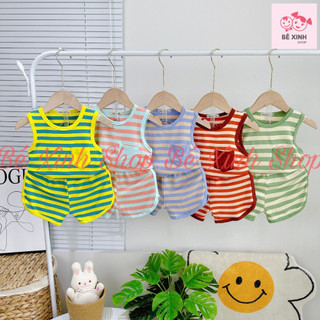 Đồ Bộ Quần Áo 3 Lỗ Cho Bé Trai Bé Gái Minky Mom  Đồ Bộ Ba Lỗ Sát Nách Cho Trẻ Em Trai Gái BA LỖ VIỀN TÚI
