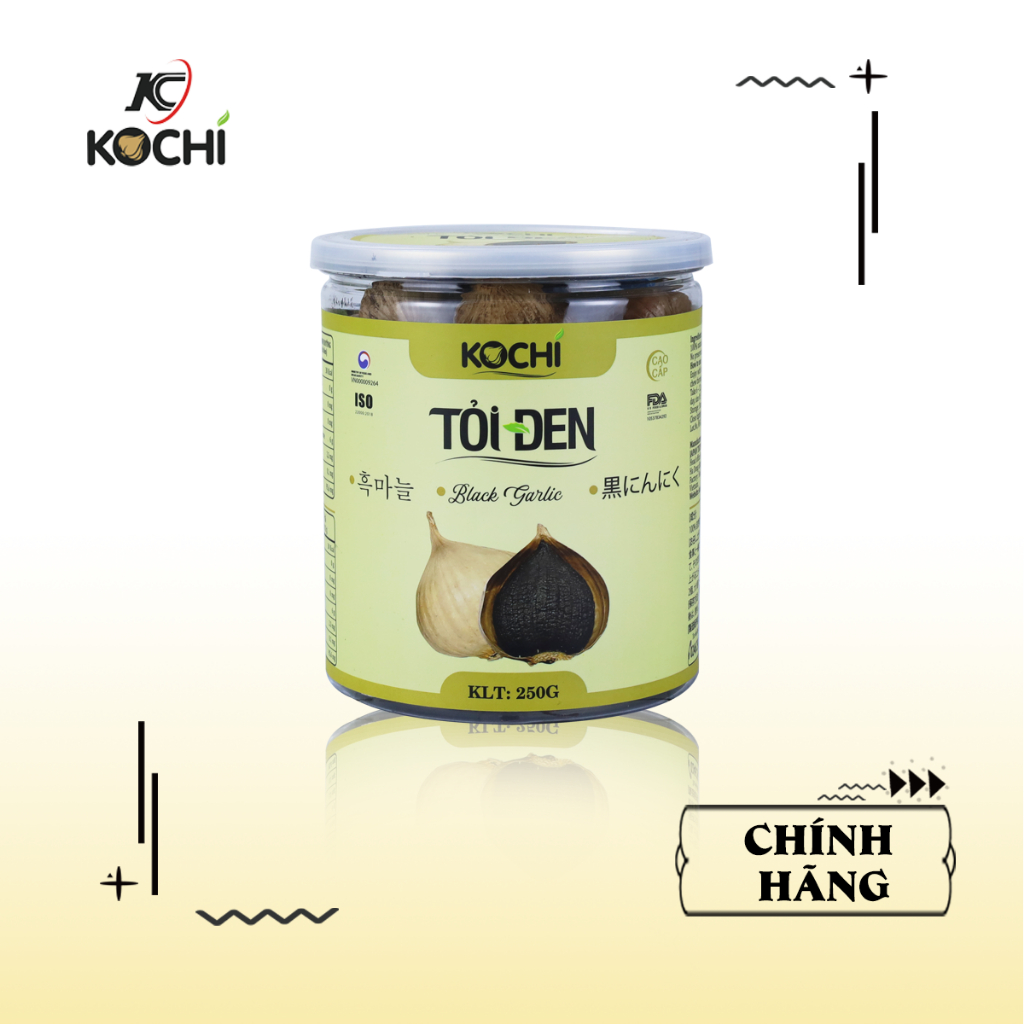 Tỏi Đen Kochi Cao Cấp Chính Hãng Tốt Cho Sức Khoẻ Hộp 250g