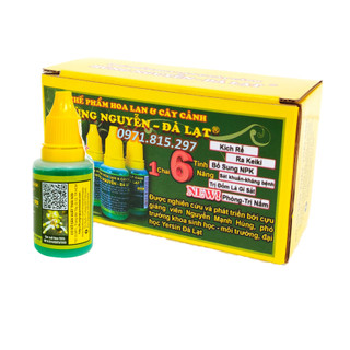 Hộp 10 LỌ Chế phẩm sinh học kích mầm, kíc rễ Hùng Nguyễn cho hoa lan cây cảnh lọ 20ml