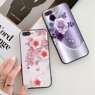 Ốp lưng oppo a3s / oppo a1k / realme c1 / realme c2 in hình hoa nữ sang chảnh