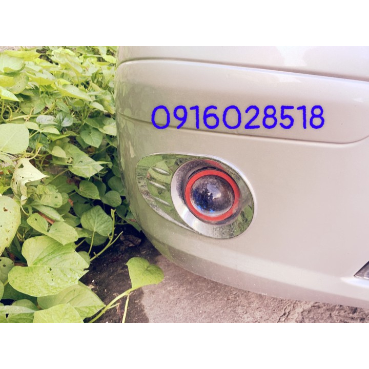 ỐP VIỀN ĐÈN PHA HẬU, ĐÈN CẢN, NẮP XĂNG, CHÂN KÍNH INOX XE KIA MORNING 2008 2009 2010 2011