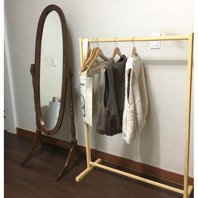 GIÁ TREO QUẦN ÁO GỖ THANH ĐƠN - SINGLE HANGER- GỖ THÔNG NHẬP KHẨU COMIN DECOR