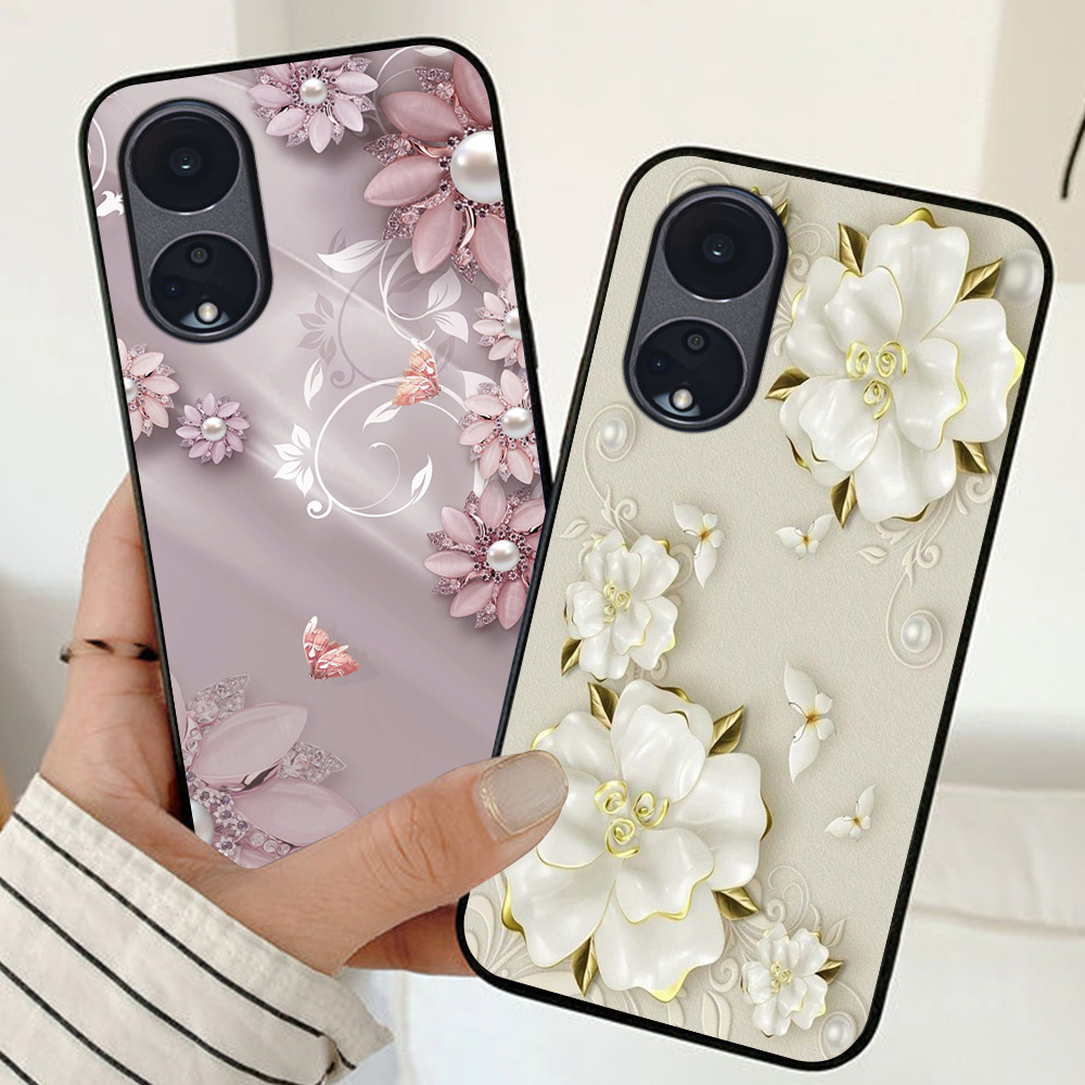 Ốp lưng oppo reno 8t 5g / reno 8 t 5g in hình hoa nữ sang chảnh