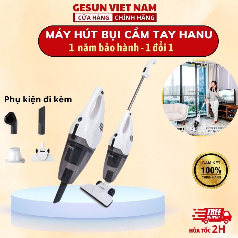 Máy hút bụi cầm tay Hanu HNV 600s Hàn Quốc, máy hút bụi với công nghệ hút lốc xoáy mạnh mẽ hút được mọi bụi bẩn bh 12 th