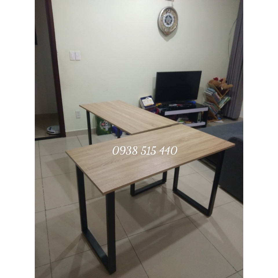 Bàn học, bàn làm việc chữ K giá tại xưởng cho sinh viên, học sinh